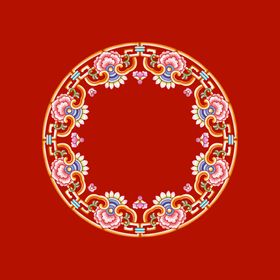圆形传统纹样