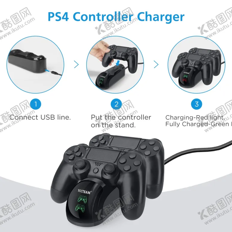 编号：34777805022016419583【酷图网】源文件下载-PS4充电座安装步骤图
