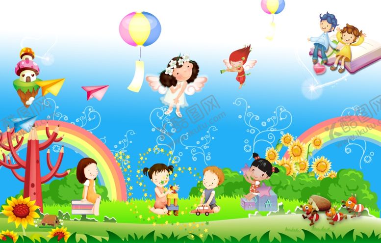 编号：79488310131517477021【酷图网】源文件下载-幼儿园彩图