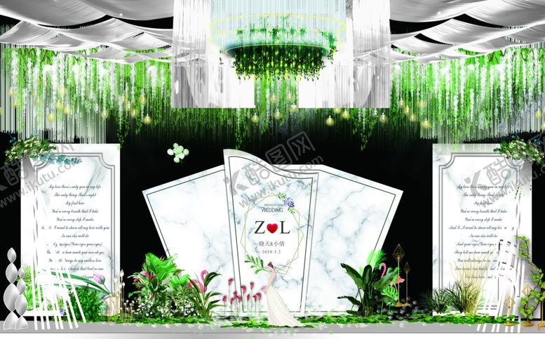 编号：76838909160530214297【酷图网】源文件下载-白色主题婚礼