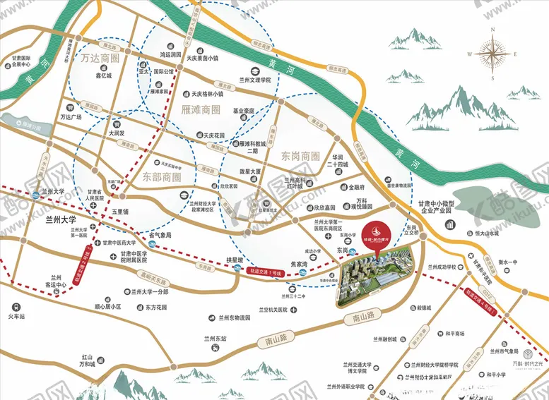 编号：89154706170818029997【酷图网】源文件下载-城市曙光区位