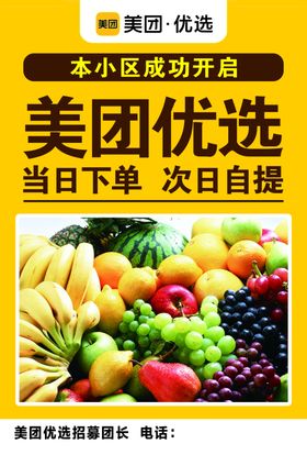 美团美团优选彩页