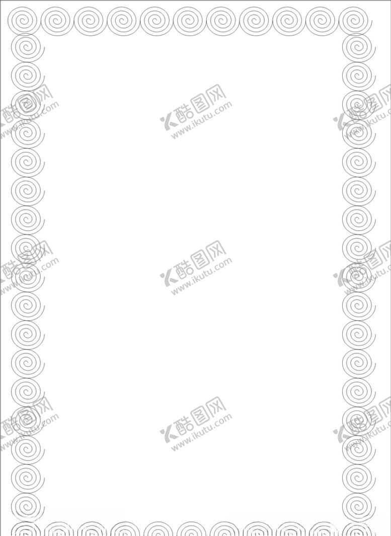 编号：19152510272319061792【酷图网】源文件下载-螺旋边框