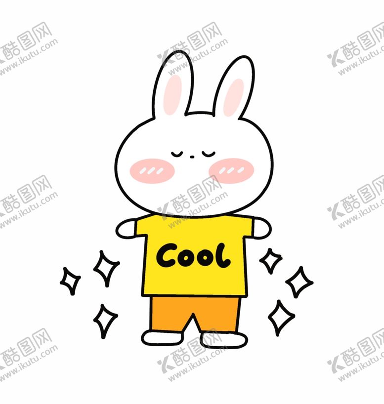 编号：23241805100352419297【酷图网】源文件下载-兔子手绘插画