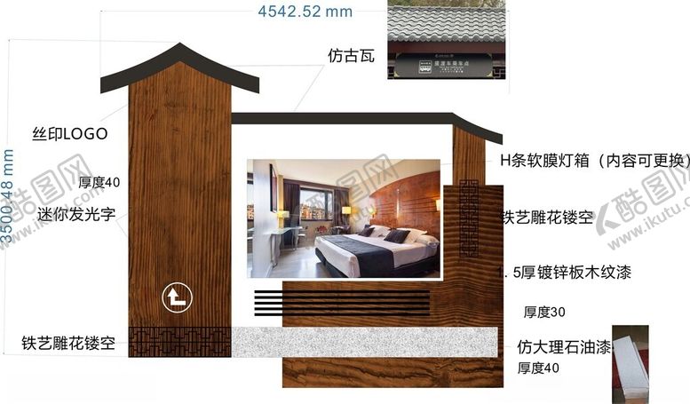 编号：20904902240735397998【酷图网】源文件下载-仿古标识牌