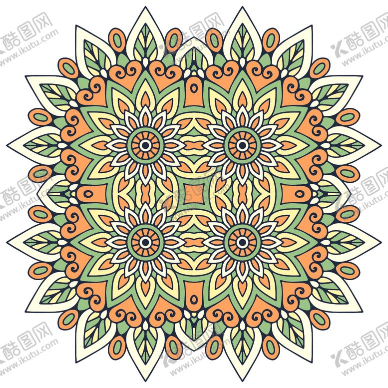 编号：57149010022148314430【酷图网】源文件下载-复古民族花纹