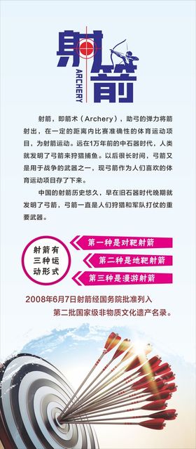 编号：57234109242349578150【酷图网】源文件下载-射箭馆射箭步骤讲解展板