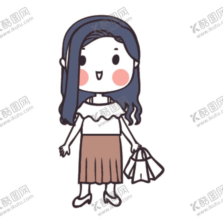 编号：73872311010514477295【酷图网】源文件下载-可爱人物形象插画