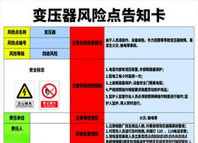 变压器风险告知