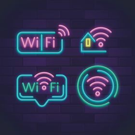 wifi图标信号标志