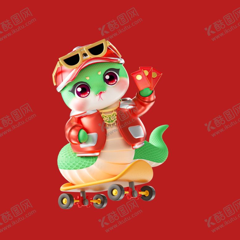 编号：55966401291110331293【酷图网】源文件下载-手绘卡通小蛇