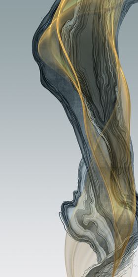 简约晶瓷抽象烁金线条装饰画