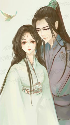 古风情侣相依