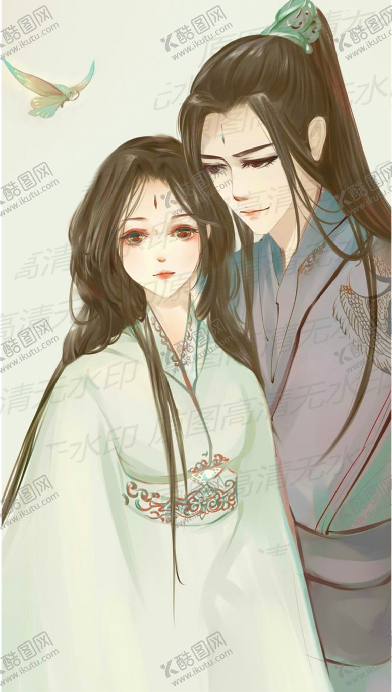 编号：38751805071004184818【酷图网】源文件下载-古风情侣相依