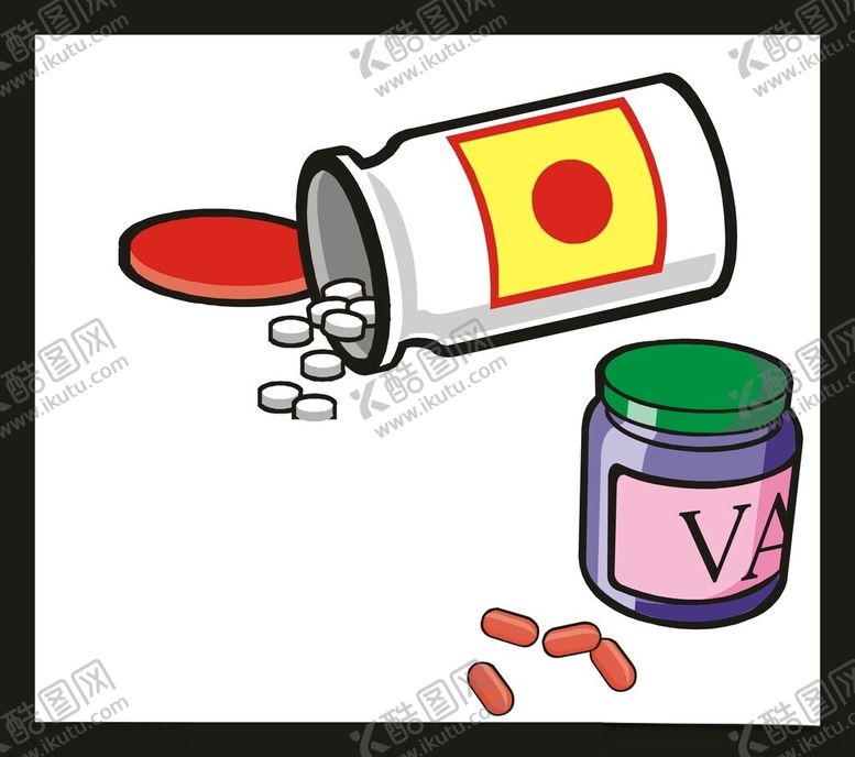 编号：22830402041625086825【酷图网】源文件下载-手绘医疗药品