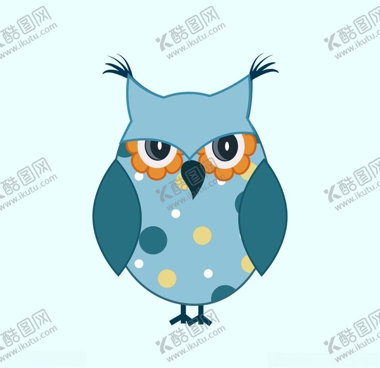 编号：61079410240418422582【酷图网】源文件下载-卡通猫头鹰