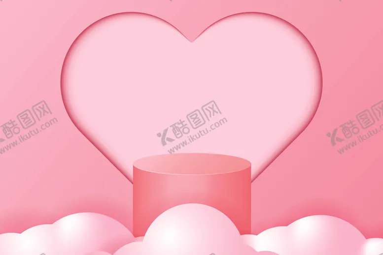 编号：63100203230048286901【酷图网】源文件下载-爱心和展台