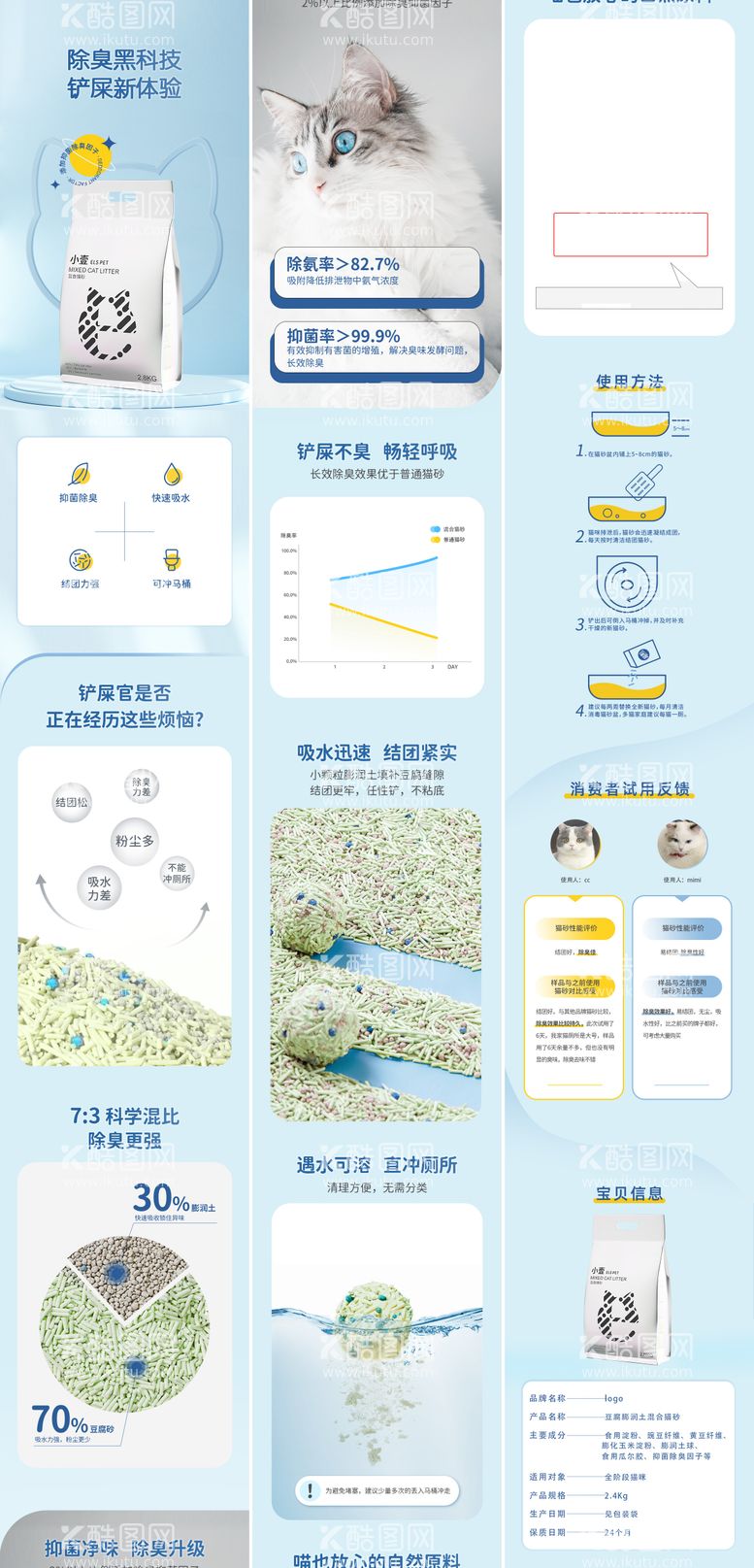 编号：35716211230959209557【酷图网】源文件下载-猫砂详情页