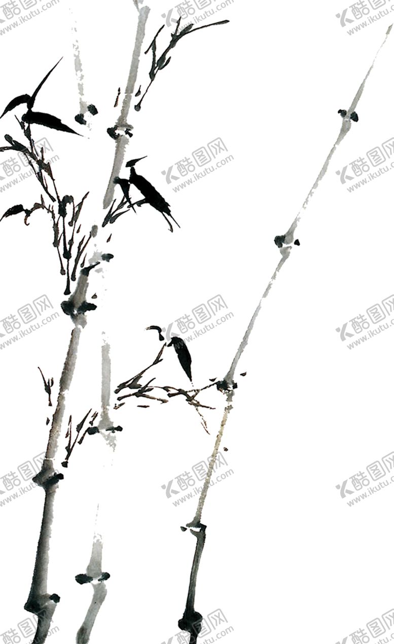 编号：63623305030859384324【酷图网】源文件下载-水墨竹子
