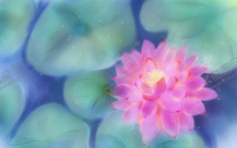 编号：48068401202342443197【酷图网】源文件下载-手绘插画莲