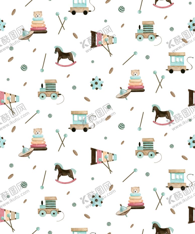 编号：99828009140930526278【酷图网】源文件下载-水彩花朵底纹图案