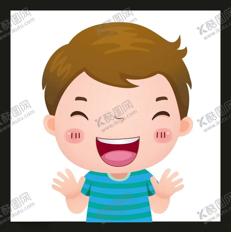 编号：32605102031715591652【酷图网】源文件下载-开心欢呼男孩