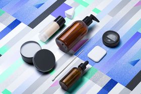 化妆品样机面霜彩海报