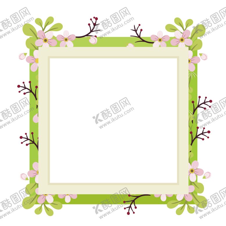 编号：21462609181414146001【酷图网】源文件下载-植物边框
