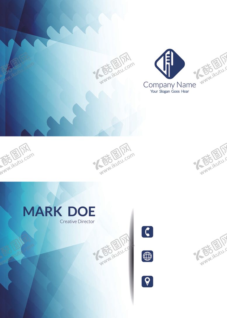 编号：98201009191322138780【酷图网】源文件下载-矢量名片模板