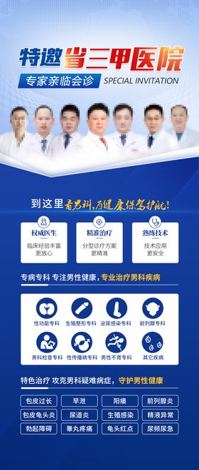 男科专家海报