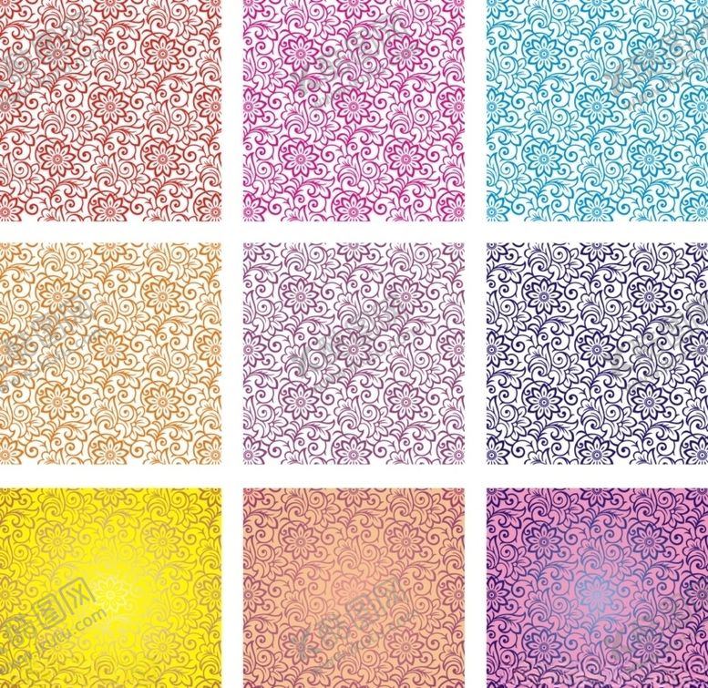编号：57052109292104073949【酷图网】源文件下载-欧式花纹背景