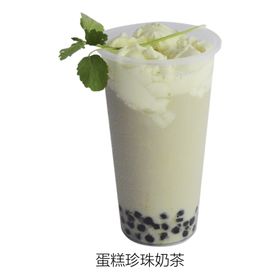 蛋糕珍珠奶茶