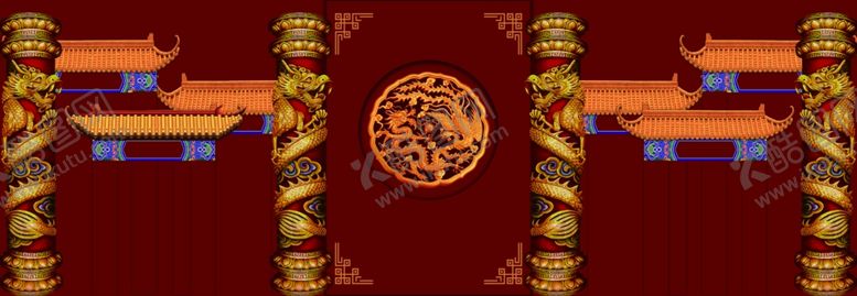 编号：66322302160520372674【酷图网】源文件下载-中式婚礼场景