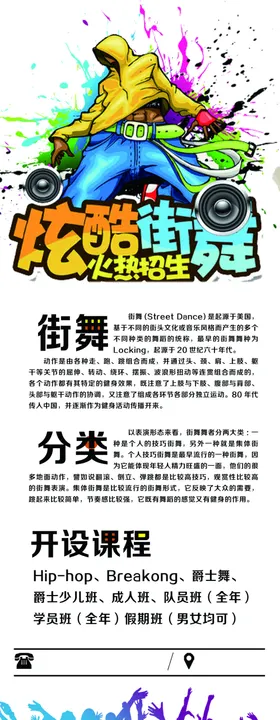 炫酷街舞海报