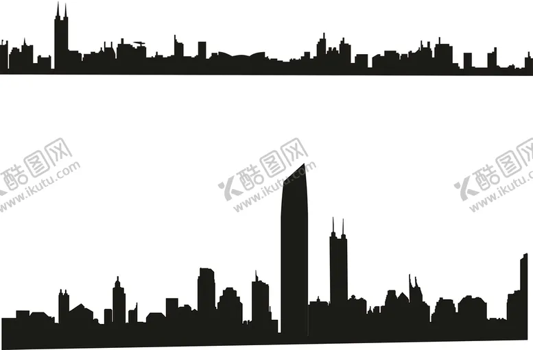 编号：59023809191052409361【酷图网】源文件下载-城市建筑剪影