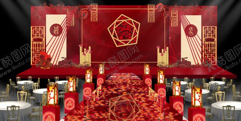 编号：74803909260038528221【酷图网】源文件下载-中式婚礼