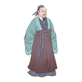 国学人物插画