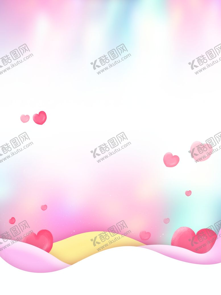 编号：25536706281916025028【酷图网】源文件下载-渐变情人节520背景图
