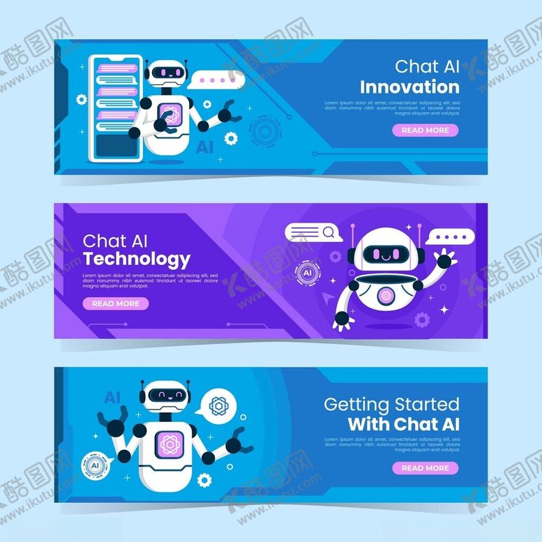 编号：85411811182027165023【酷图网】源文件下载-机器人客服横幅设计模板