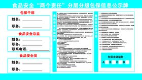 学校集中用餐食品安全主体责任清