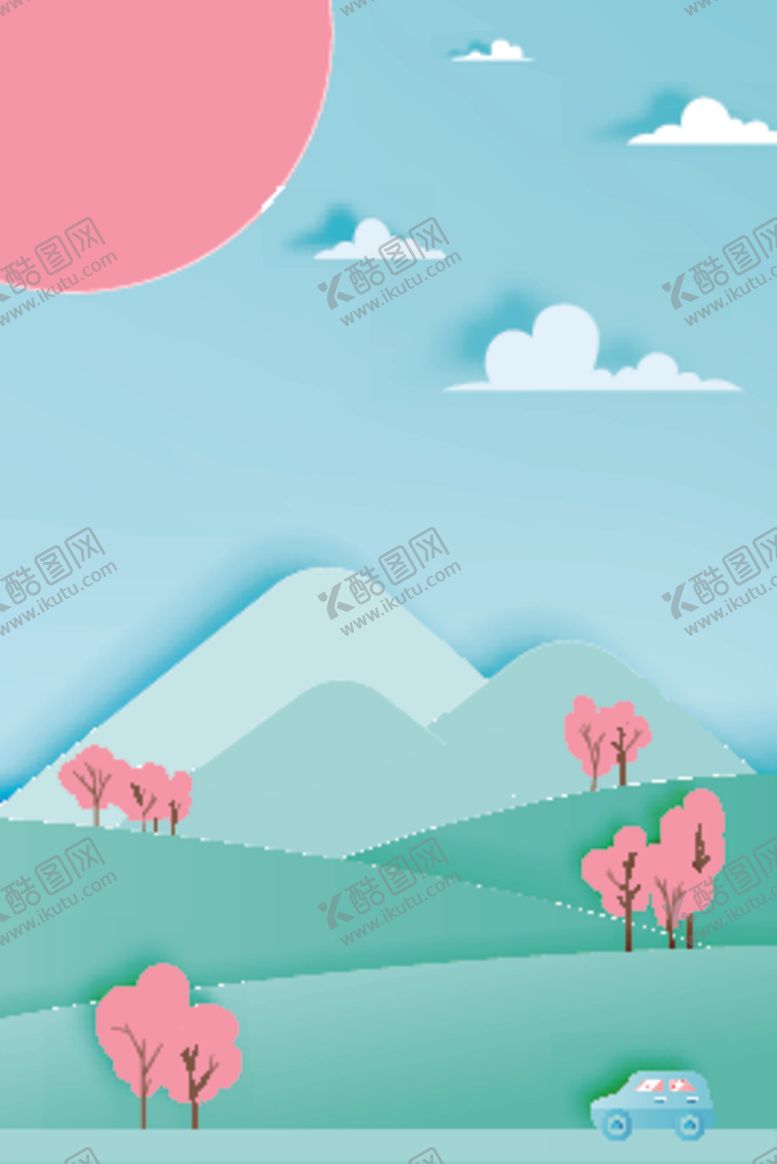 编号：76684305070223291068【酷图网】源文件下载-小清新简约创意海报图片