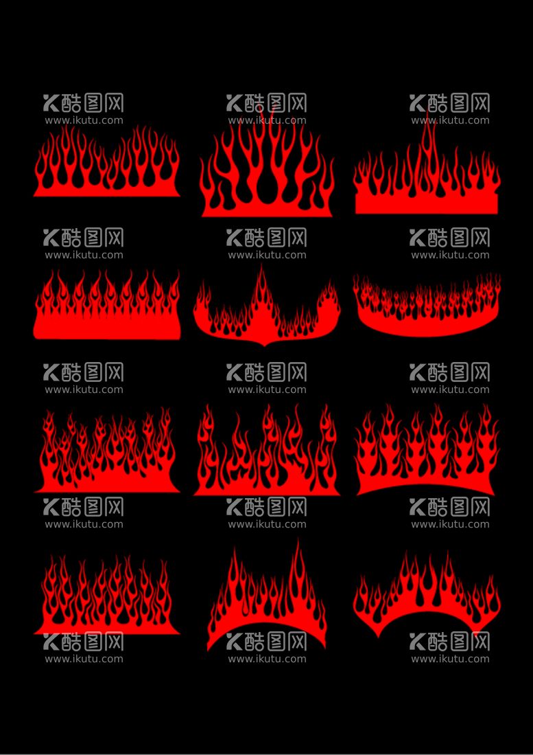 编号：14545511182153416157【酷图网】源文件下载-火图纹