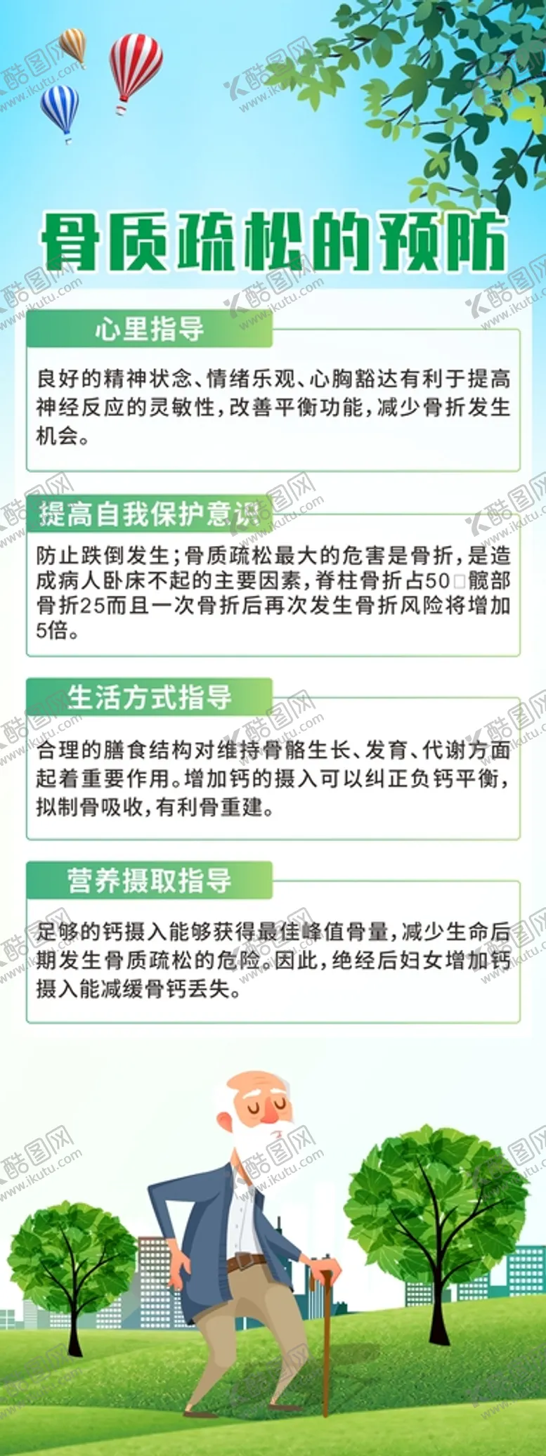 编号：16452001230646222409【酷图网】源文件下载-预防骨质疏松展架