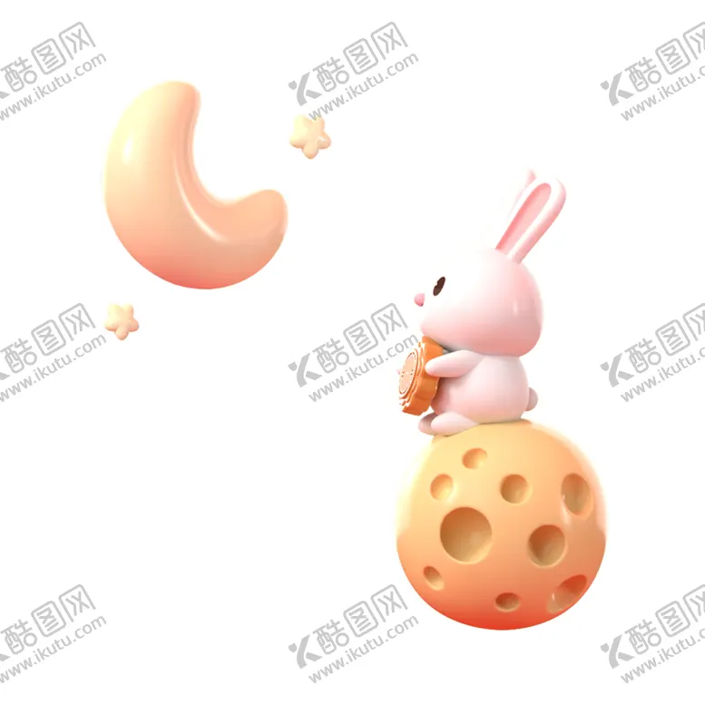 编号：45445012101800207517【酷图网】源文件下载-3d小兔子