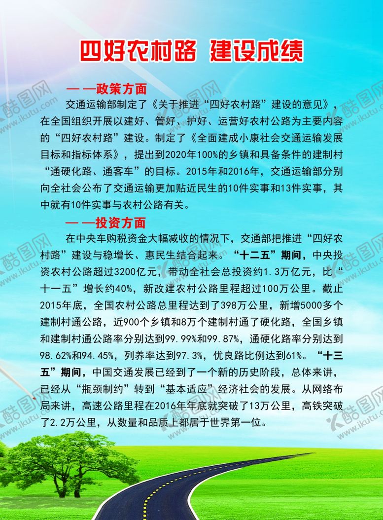 编号：85265804171817397086【酷图网】源文件下载-四好农村路