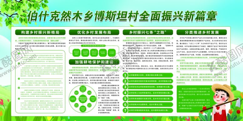 编号：29369102180831272753【酷图网】源文件下载-全面振兴展板