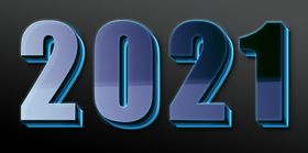 2021金属3D立体字PSD