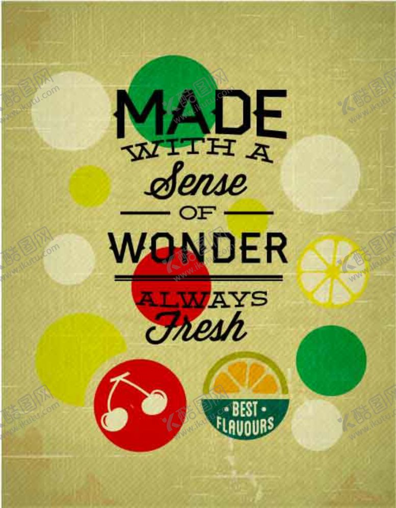 编号：88234807011805494786【酷图网】源文件下载-复古背景水果素材