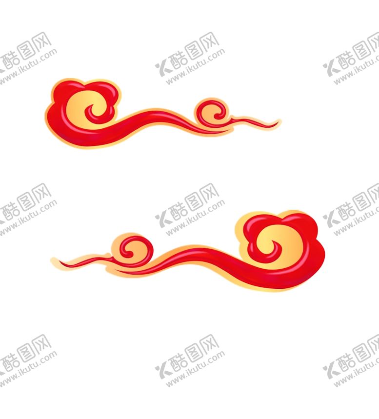 编号：28638701310446459890【酷图网】源文件下载-红色的祥云