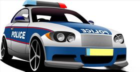 警车
